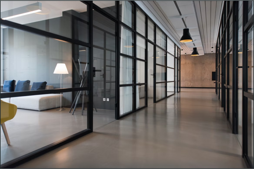 Custom Steel Glass Partitions